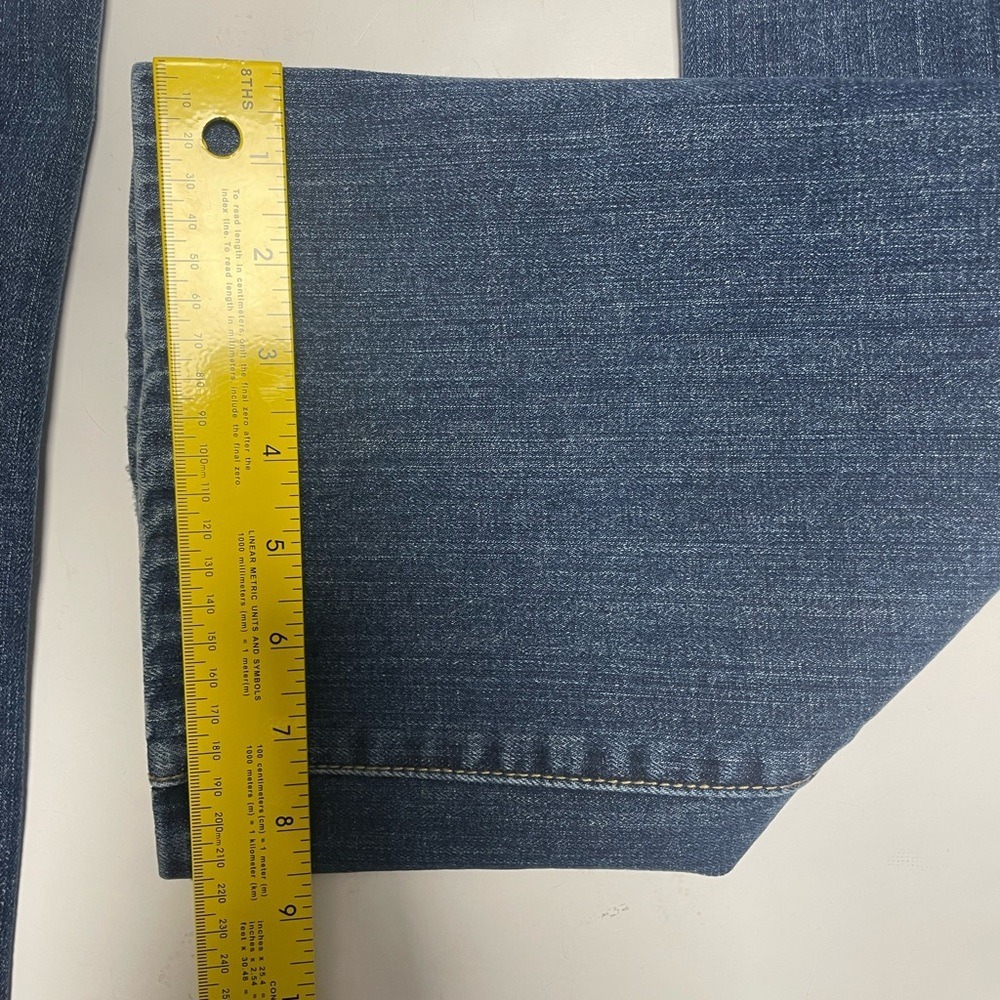 Levi's 515 Bootcut Blue Denim Jeans Women's 8 Long - Picture 7 of 10